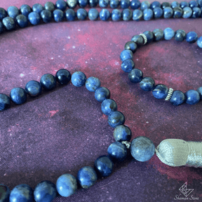 Ensemble collier et bracelet en sodalite pour Hypersensibles